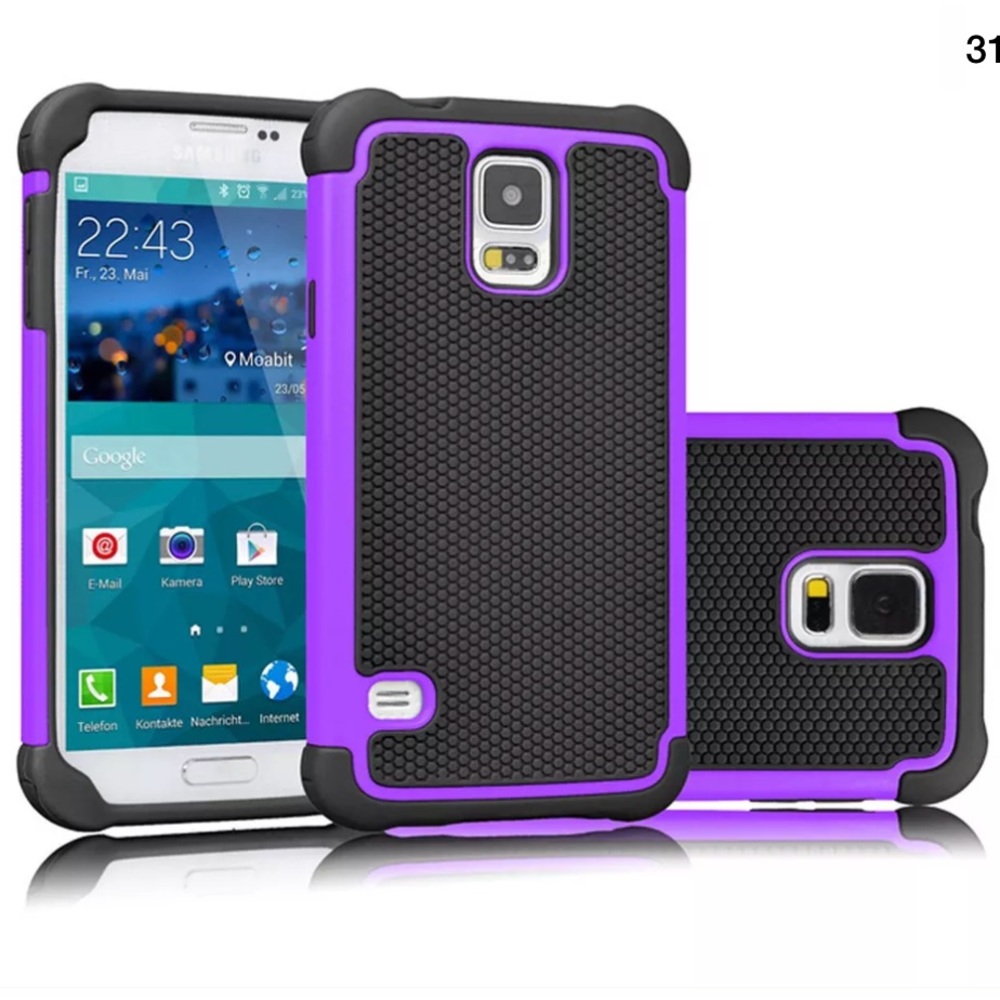 💜Samsung Galaxy S5 i9600/S3 i9300 Shockproof case